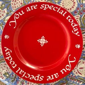 Vintage 1979 You Are Special Today Birthday Plate Waechtersbach Tradition